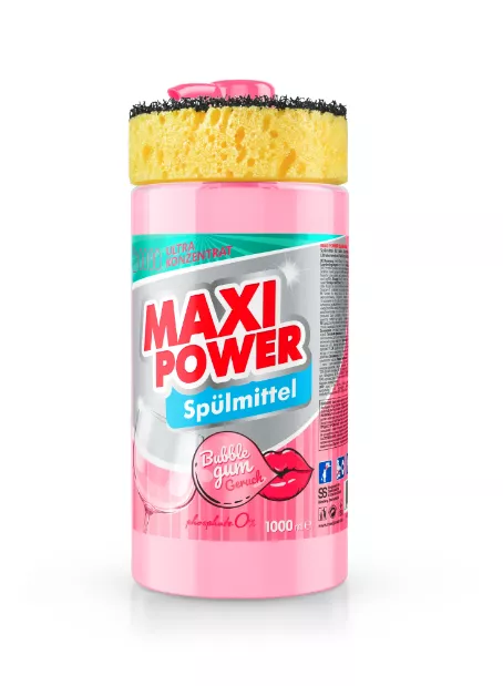 Detergent de vase MAXI POWER Bubble Gum, 1l, [],drogheriemb.ro