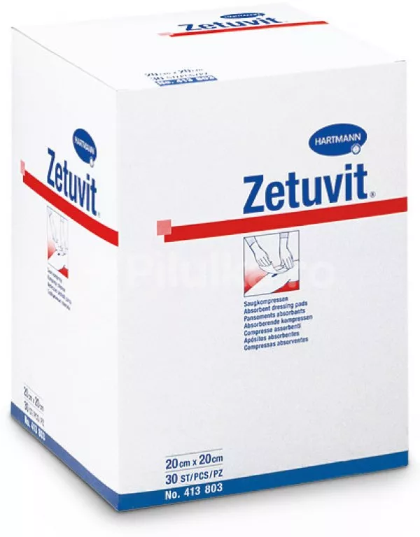 Comprese absorbante Zetuvit, 10x10cm, 25buc, Hartmann, [],drogheriemb.ro