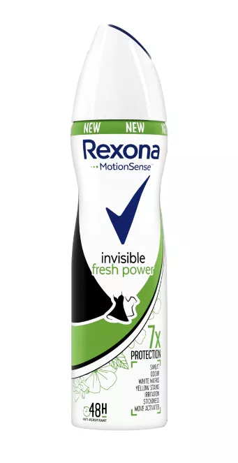 Antiperspirant deodorant spray pentru femei REXONA Invisible Power Fresh, 150ml, [],drogheriemb.ro