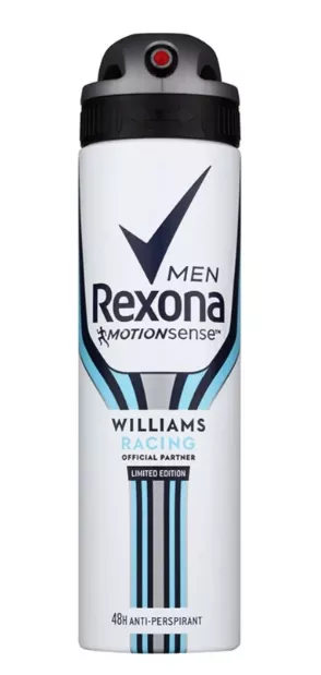 Antiperspirant deodorant Spray REXONA MEN Williams Racing Limites Edition, 150ml
, [],drogheriemb.ro