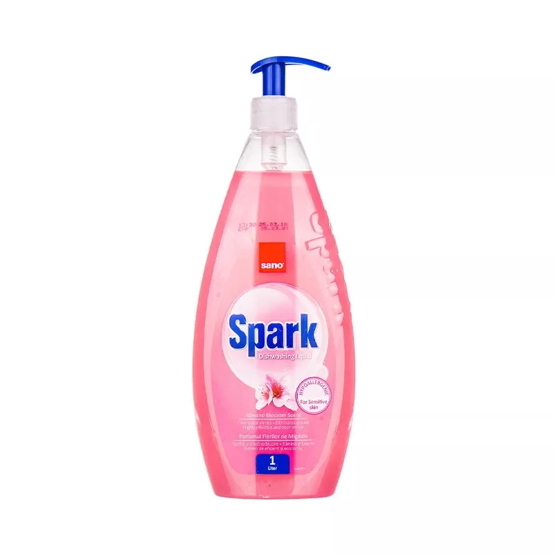 Detergent de vase SANO Spark Migdale, 1l, [],drogheriemb.ro