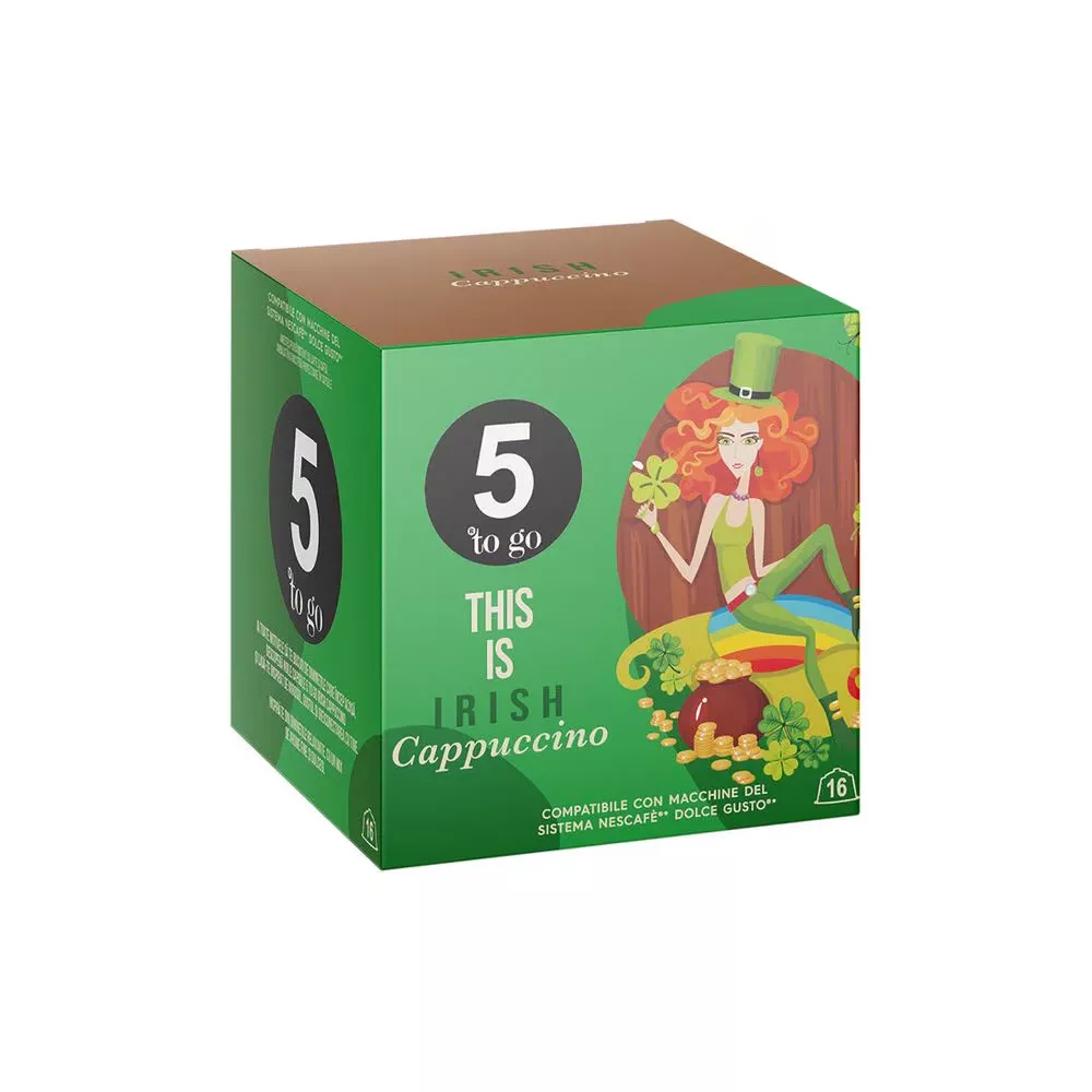 Cafea capsule 5 TO GO 208G IRISH CAPPUCCINO 16CAPS 594194408