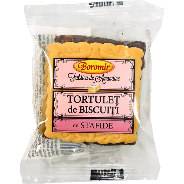 BISCUITI BOROMIR CU CREMA TORTULET 50G STAFIDE, [],mcanonstop.ro