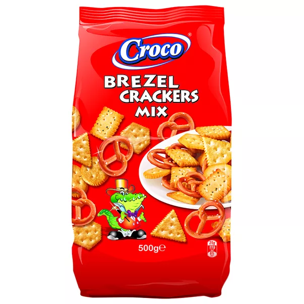 CROCO CRACKERS MIX 500G, [],mcanonstop.ro