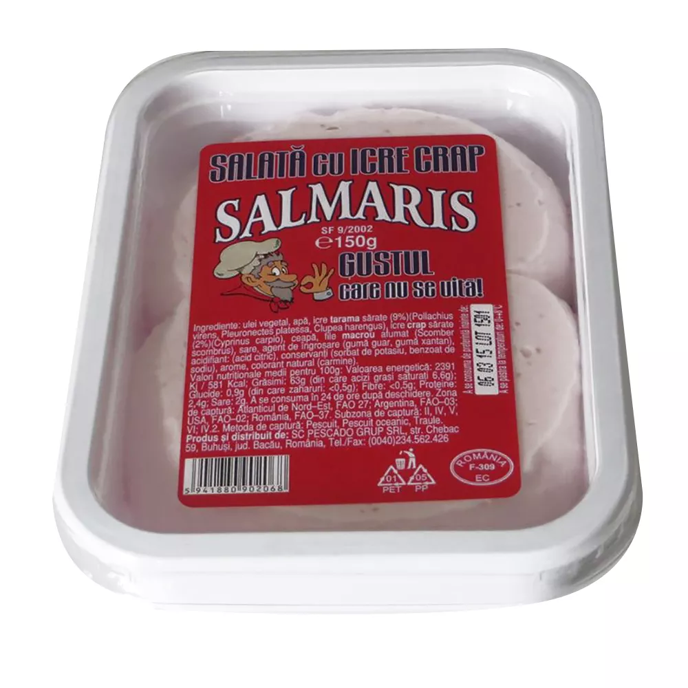 SALATA ICRE SALMARIS 150G CRAP&CEAPA, [],mcanonstop.ro