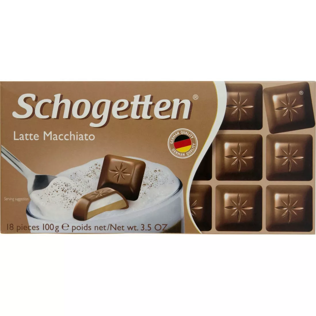 Ciocolata SCHOGETTEN 100G LATTE MACCHIATO 4000415028305 SCHO