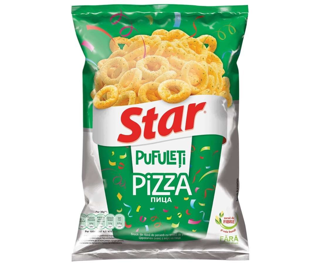 Snacksuri STAR SNACKS PIZZA 90G 124827 STAR Merkúr