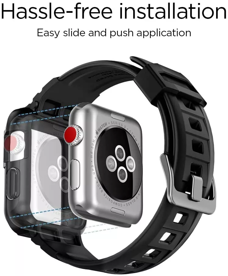 ️ Carcasa Spigen Rugged Armor Pro Apple Watch seria