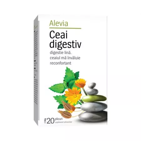 Ceai digestiv, 20 plicuri, Alevia, [],nordpharm.ro