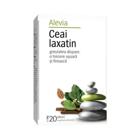 Ceai laxatin, 20 plicuri, Alevia, [],nordpharm.ro