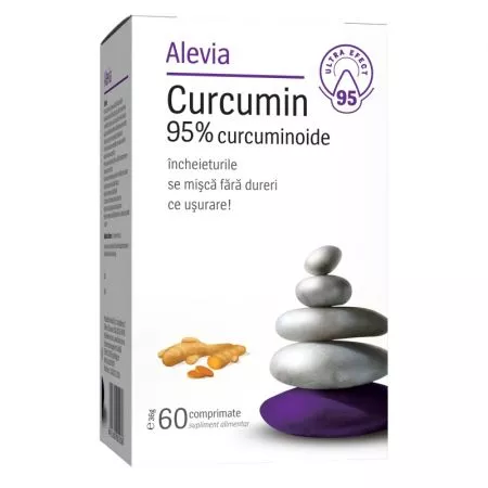 Curcumin 95% curcuminoide, 60 comprimate, Alevia
, [],nordpharm.ro