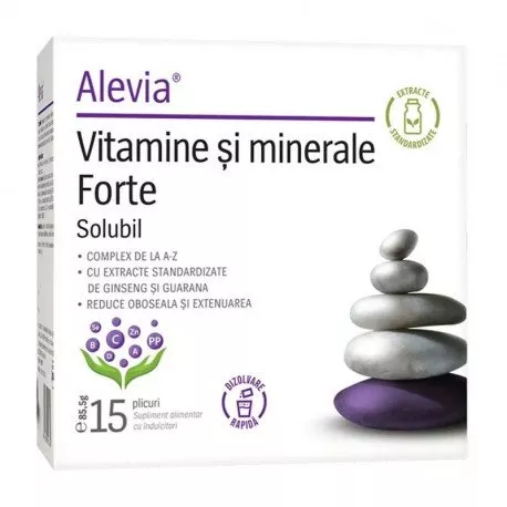 Vitamine si minerale Forte, 15 plicuri, Alevia
, [],nordpharm.ro