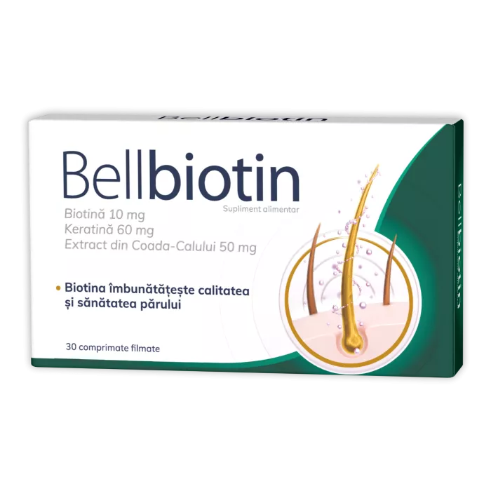 Bellbiotin, 30 comprimate, Zdrovit, [],nordpharm.ro