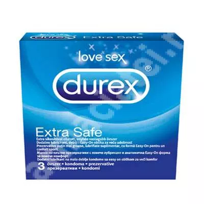 DUREX EXTRA SAFE 3 BUC, [],nordpharm.ro