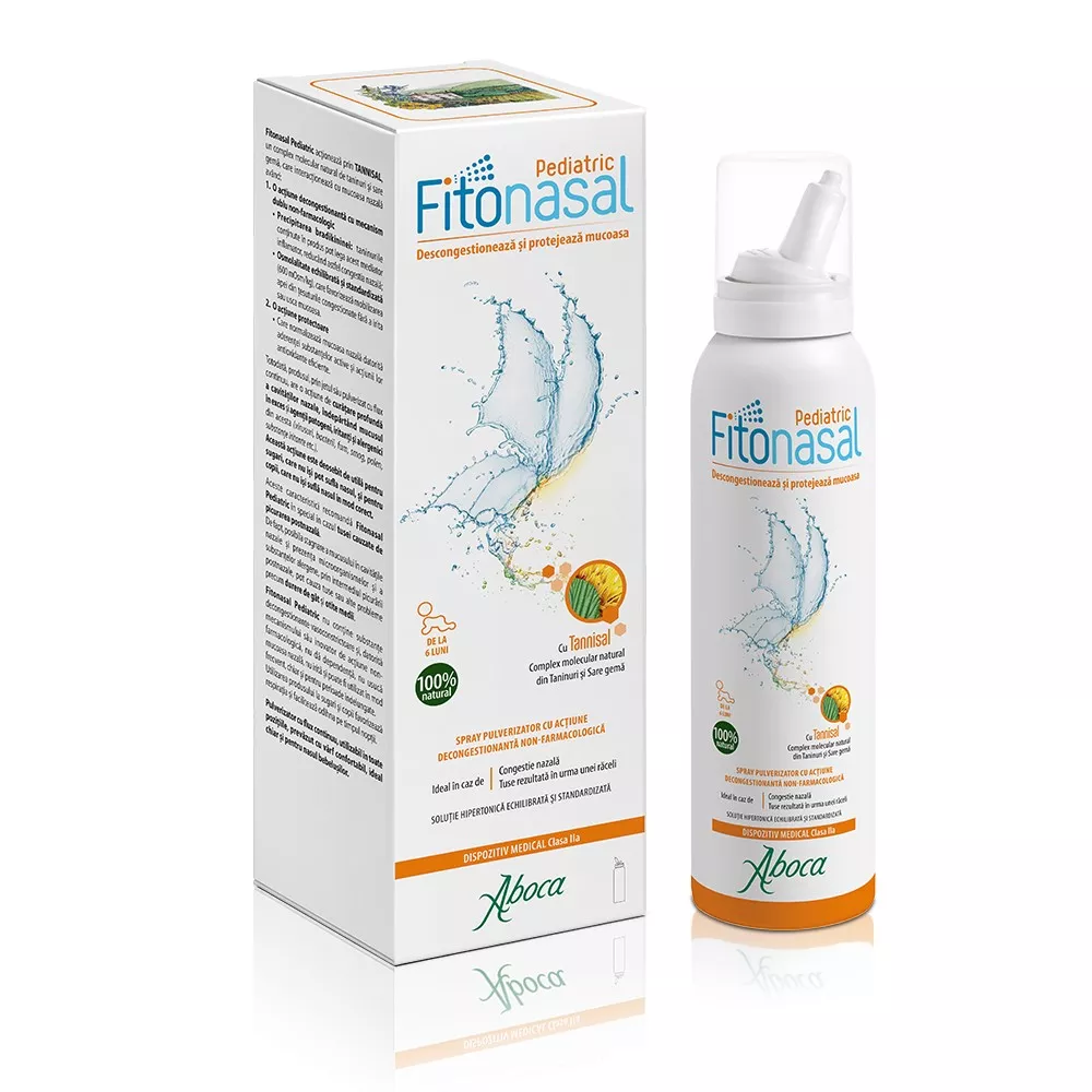 Fitonasal Pedriatic Spray, 125 ml, Aboca, [],nordpharm.ro