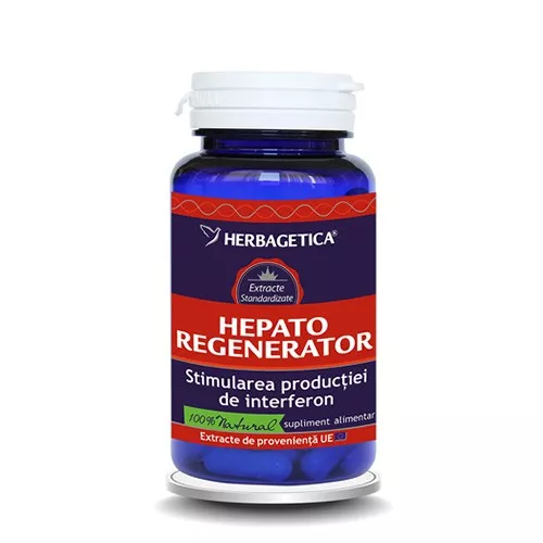 Hepato Regenerator, 60 capsule, Herbagetica , [],nordpharm.ro