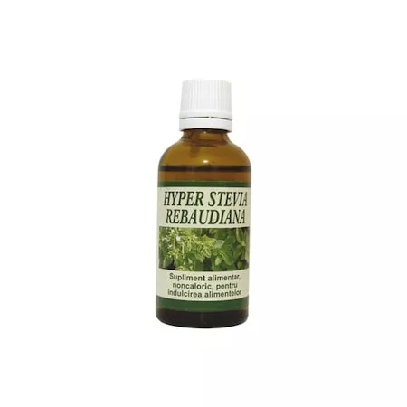 Indulcitor Hyper Stevia Rebaudiana, 50 ml, Hypericum, [],nordpharm.ro