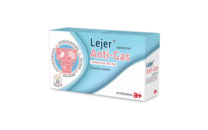 Lejer Anti-Gas, 240 mg, 30 capsule moi, [],nordpharm.ro