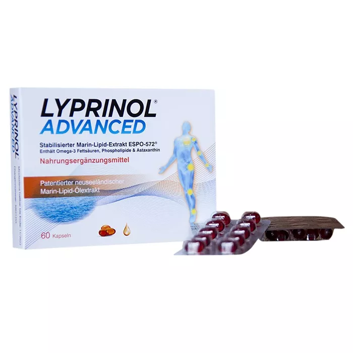 Complex lipidic marin Lyprinol Avansat, 60 capsule, Pharmalink, [],nordpharm.ro