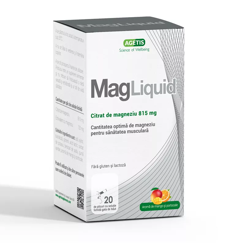 MagLiquid solutie, 815 mg, 20 plicuri, Agetis, [],nordpharm.ro