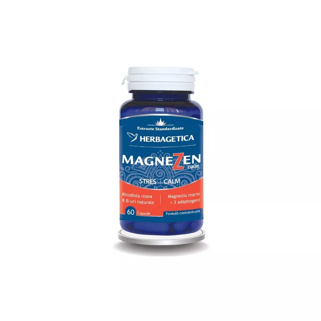 Magnezen Stres Calm, 60 capsule, Herbagetica , [],nordpharm.ro