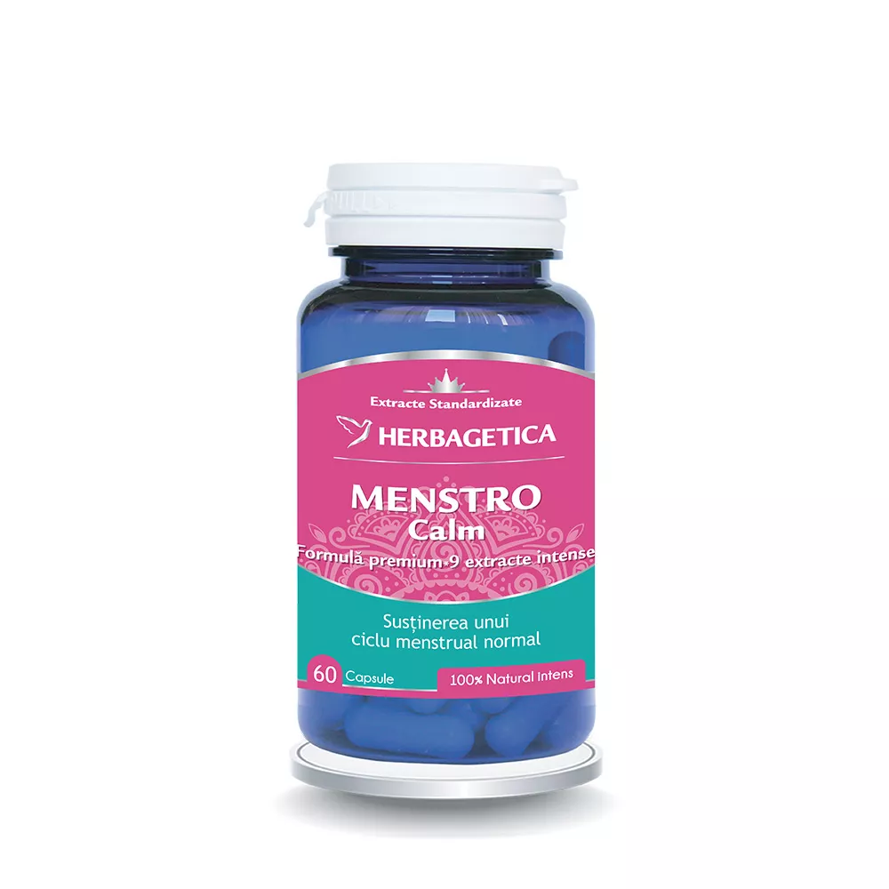 Menstrocalm, 60 capsule, Herbagetica , [],nordpharm.ro