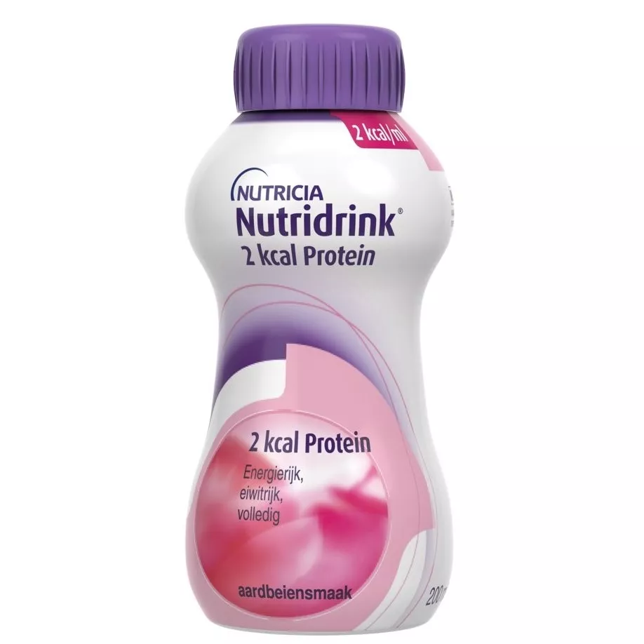Nutridrink cu aroma de capsuni 2 kcal Protein, 200 ml, Nutricia , [],nordpharm.ro