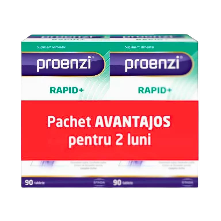 Pachet Proenzi Artrostop Rapid+, 90 + 90 tablete, Walmark, [],nordpharm.ro