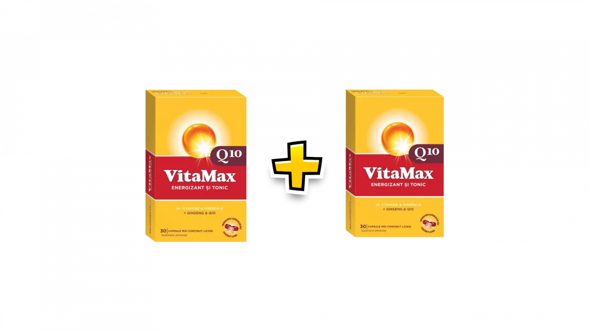 Pachet Vitamax Q10, 30+30 capsule, Perrigo, [],nordpharm.ro