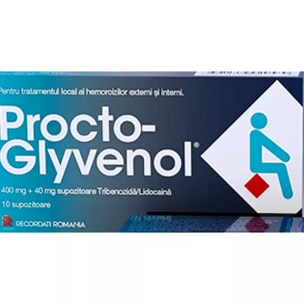 PROCTO-GLYVENOL CT*10 SUP, [],nordpharm.ro