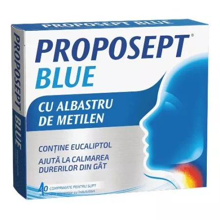 Proposept Blue, 10 comprimate pentru supt, Fiterman, [],nordpharm.ro