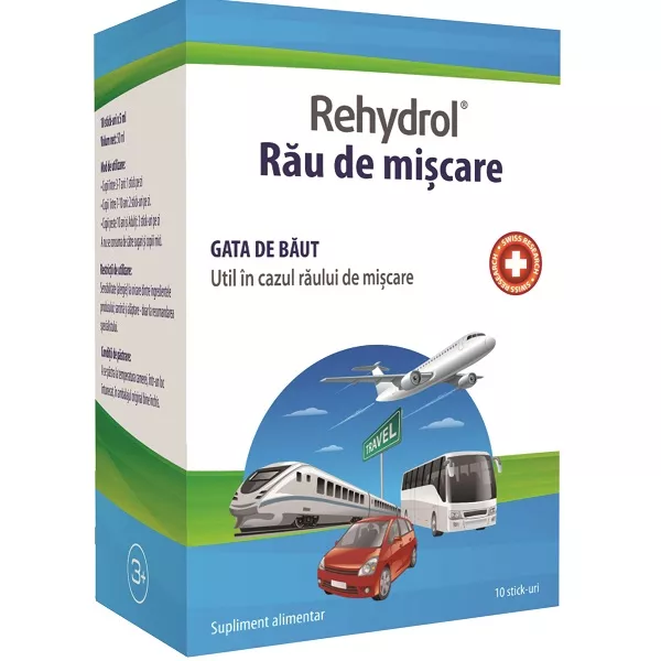 Rehydrol Rau de miscare, 10 stickuri, MBA Pharma Innovation, [],nordpharm.ro