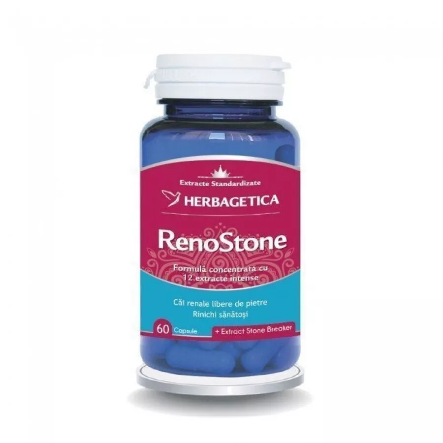 RenoStone, 60 capsule, Herbagetica , [],nordpharm.ro