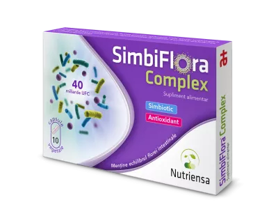 SimbiFlora Complex, 10 capsule vegetale, Antibiotice SA
, [],nordpharm.ro