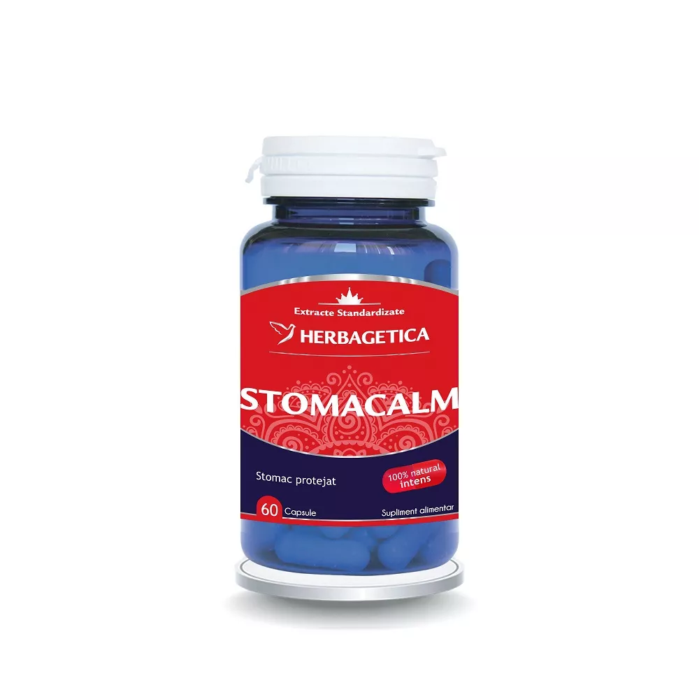 StomaCalm, 60 capsule, Herbagetica , [],nordpharm.ro