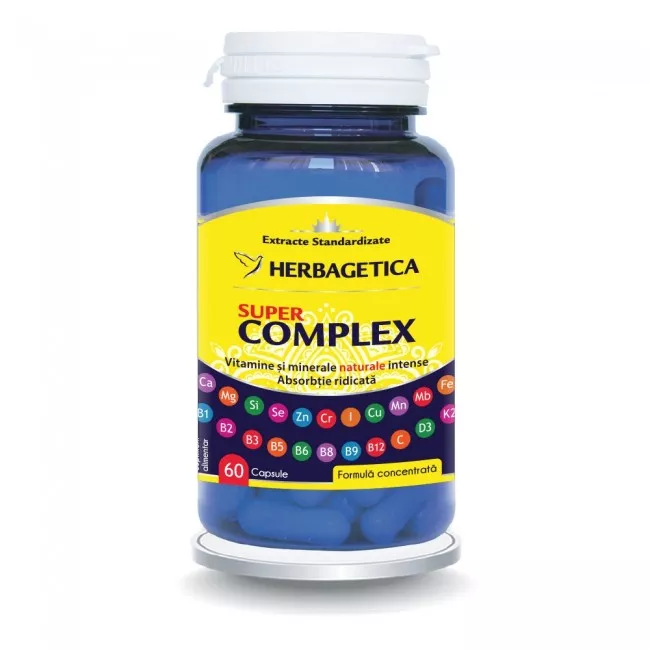 Super Complex, 60 capsule, Herbagetica , [],nordpharm.ro