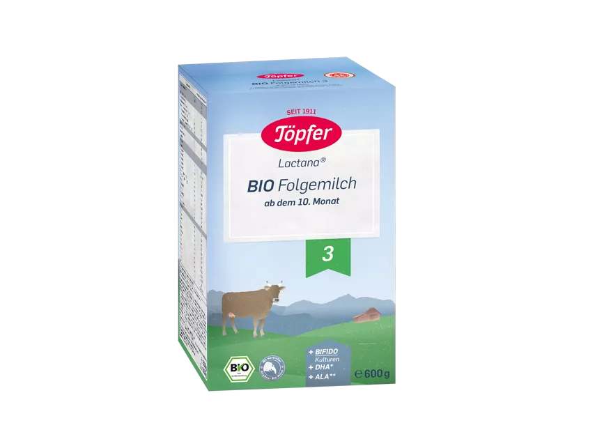 Lapte praf Bio 3 Lactana, +10 luni, 600g, Topfer , [],nordpharm.ro