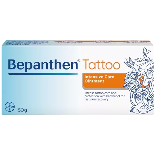Unguent pentru ingrijirea tatuajelor Bepanthen Tattoo, 50 g, Bayer, [],nordpharm.ro