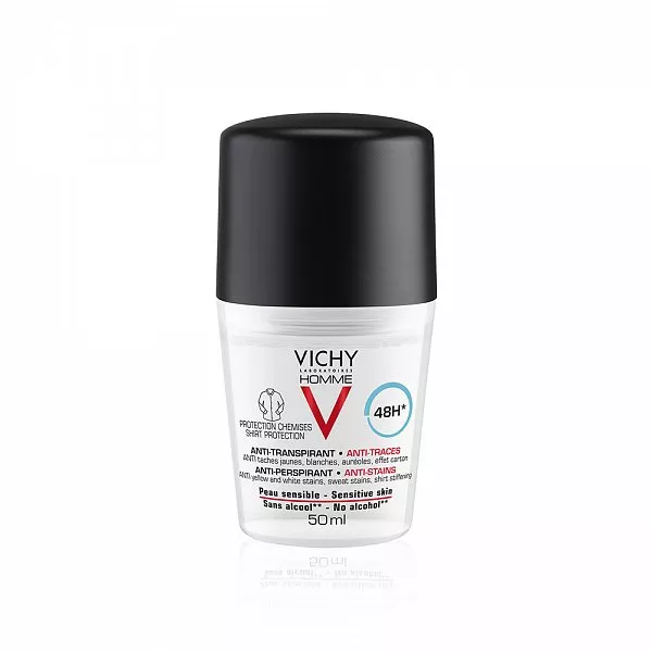 VICHY HOMME DEO ROLL-ON ANTIURME 48H 50ML, [],nordpharm.ro