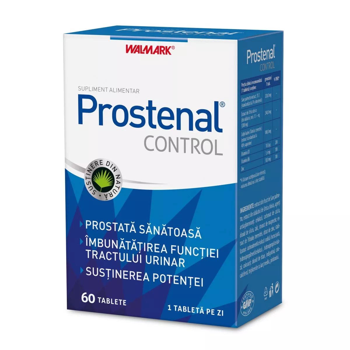 Prostenal Control, 60 tablete, Walmark, [],nordpharm.ro