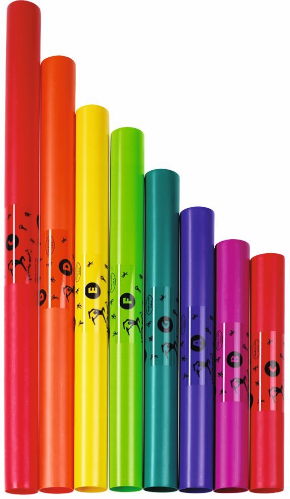 Boomwhackers, 8 tuburi din plastic calitate superioara
