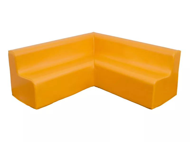 Canapea de colt portocaliu