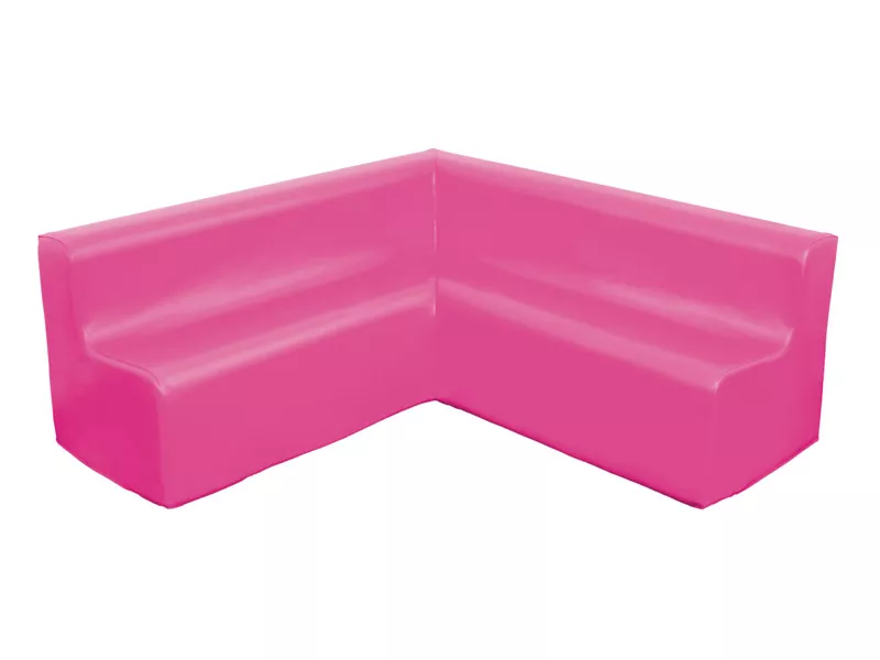 Canapea de colt roz