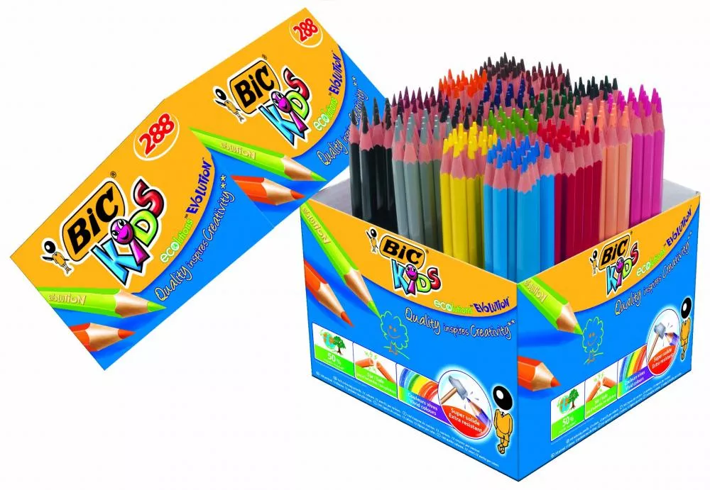 Creioane colorate BIC clasa