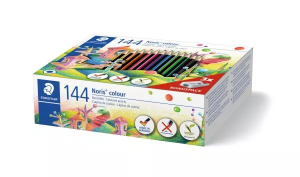 Creioane colorate Noris Club, 144 buc, 12 x 12 culori