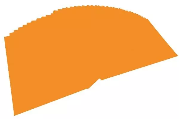 Hartie desen Portocaliu - 21 x 29 - pachet de 100 coli 130 g