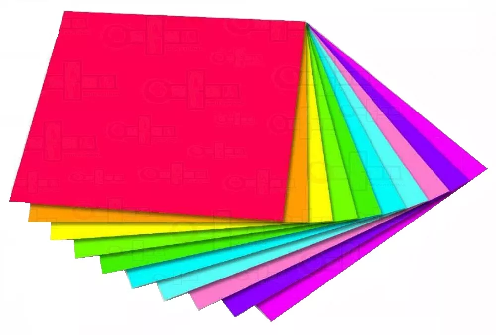 Hartie origami 2 culori 10 x 10 cm
