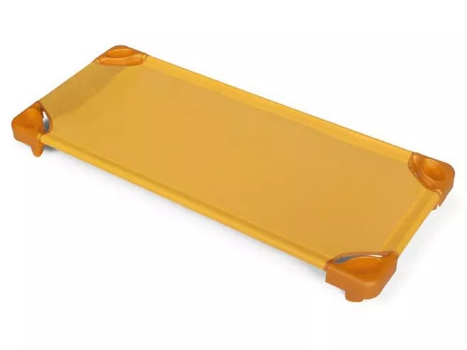 Pat stivuibil - portocaliu, 133 x 58 x 15 cm