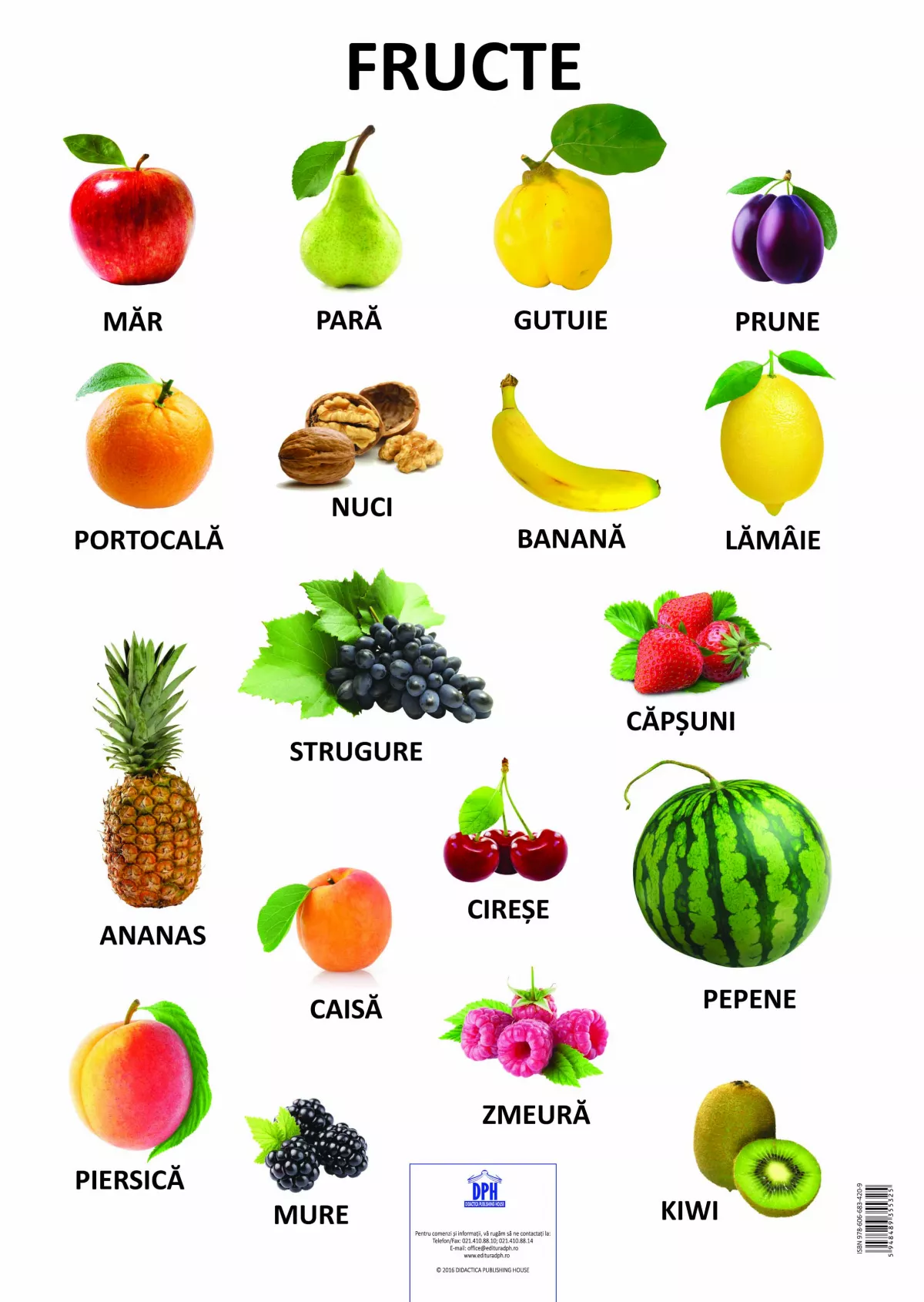 Plansa fructe