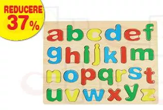 Puzzle alfabet litere mici